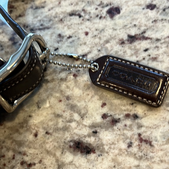 Coach purse, brown and beige, short handle, practically new. - Picture 3 of 10